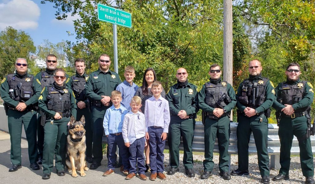 Ceremony unveils new bridge name in honor of late Greene County sheriff ...
